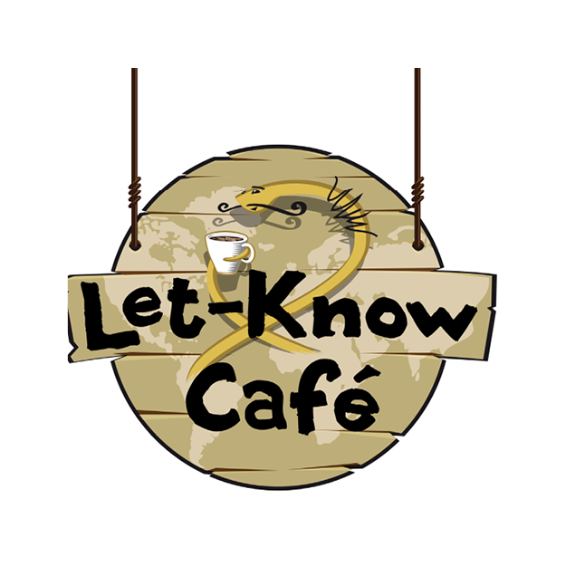 logo let know cafe